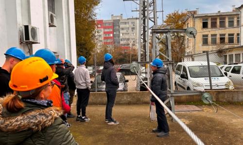 Студенти от ТУ Варна посетиха Учебния център на ЕНЕРГО-ПРО, подстанция и високоволтова лаборатория на ЕРП Север